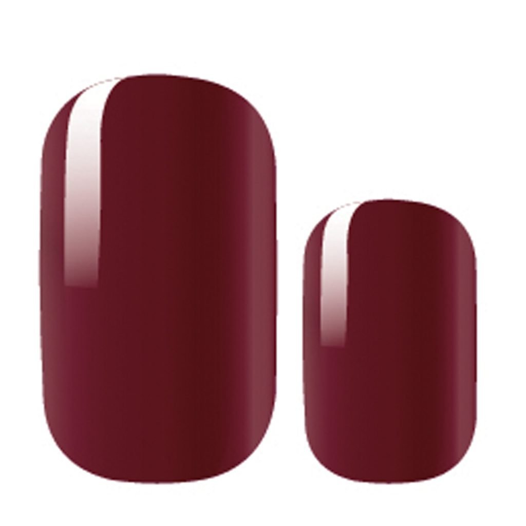 Cherry Red nail polish strips