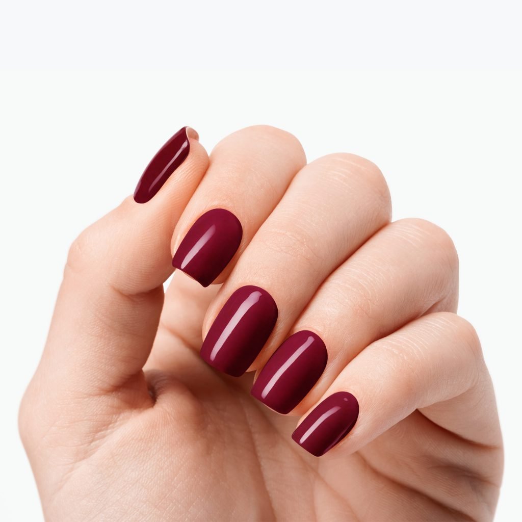 Deep Merlot Burgundy by Velvora